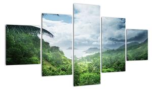 Obraz - Dżungla Seszeli (125x70 cm)