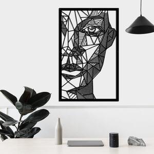 Homemania Dekoracja ścienna Silhouette, 65x100 cm, metalowa, czarna