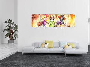 Obraz - Przyjaźń (170x50 cm)