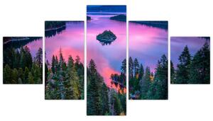 Obraz - Jezioro Tahoe, Sierra Nevada, Kalifornia, USA (125x70 cm)