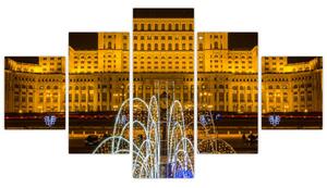 Obraz - Pałac Parlamentu, Bukareszt Rumunia (125x70 cm)