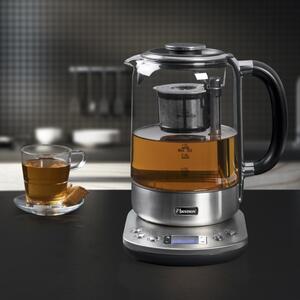 Bestron Zaparzacz do herbaty i czajnik 2-w-1 AATM800STE, 1,7 L, 2200 W