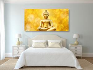 Obraz złoty posąg Buddy