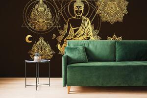 Samoprzylepna tapeta złoty Budda