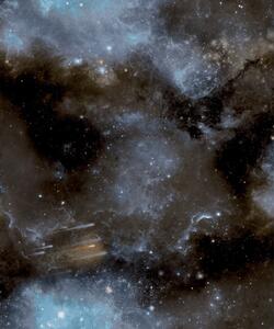 Noordwand Good Vibes Tapeta Galaxy with Stars, niebiesko-czarna