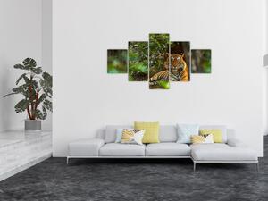 Obraz odpoczywającego tygrysa (125x70 cm)