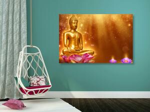 Obraz złoty Budda
