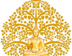 Obraz Budda z drzewem życia