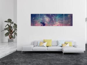 Obraz - Nieziemskie nocne niebo (170x50 cm)