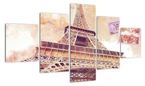 Obraz - Widok z Paryża (125x70 cm)