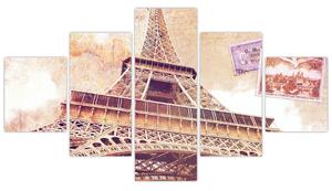Obraz - Widok z Paryża (125x70 cm)