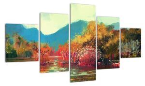 Obraz - Kolory jesieni (125x70 cm)