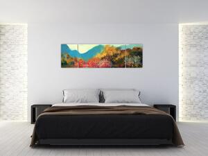 Obraz - Kolory jesieni (170x50 cm)