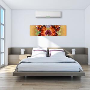 Obraz - Etno motyl (170x50 cm)