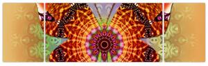 Obraz - Etno motyl (170x50 cm)