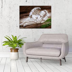Obraz - Śpiący anioł (70x50 cm)