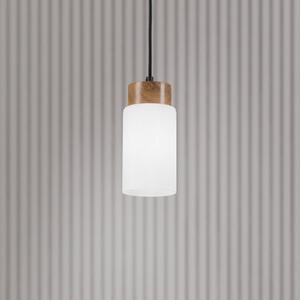 Lampa wisząca szklana Markus Lamkur, możliwość ściemniania, biały / opal, salon / jadalnia, szkło, skandynawski