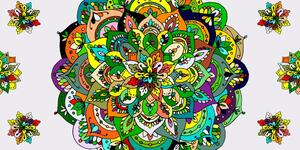 Obraz zielona Mandala