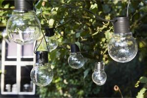 Luxform Lampki solarne Menorca, 10 żarówek LED, przezroczyste
