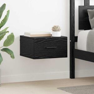 Szafka nocna czarny dÄ b 35 x 35 x 20 cm materiaÅ drewnopochodny