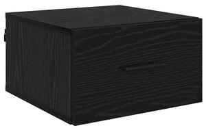 Szafka nocna czarny dÄ b 35 x 35 x 20 cm materiaÅ drewnopochodny