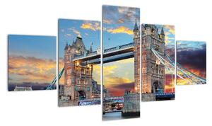 Obraz - Tower Bridge, Londyn, Anglia (125x70 cm)