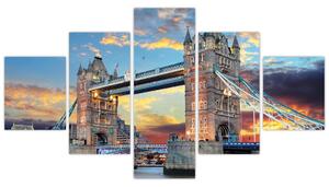 Obraz - Tower Bridge, Londyn, Anglia (125x70 cm)