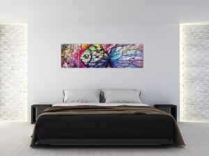 Obraz - Kolorowa rybka (170x50 cm)