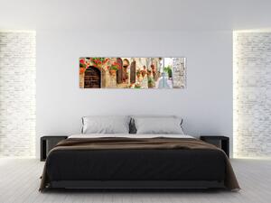 Obraz - Malownicza włoska aleja (170x50 cm)