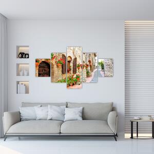 Obraz - Malownicza włoska aleja (125x70 cm)