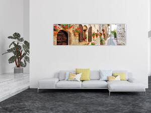 Obraz - Malownicza włoska aleja (170x50 cm)