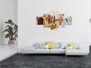 Obraz - Malownicza włoska aleja (125x70 cm)