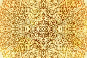 Obraz złota Mandala etniczna