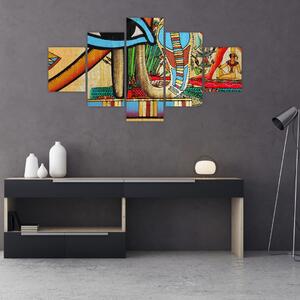 Obraz motywami egipskimi (125x70 cm)