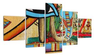 Obraz motywami egipskimi (125x70 cm)