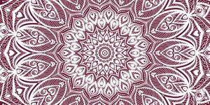 Obraz Mandala harmonii na różowym tle