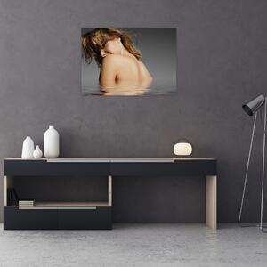 Obraz kąpiącej się kobiety (70x50 cm)