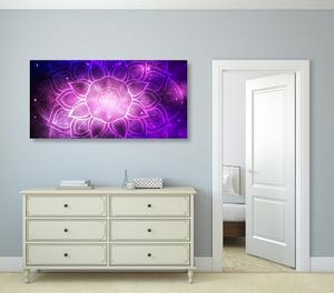 Obraz Mandala z galaktyką w tle