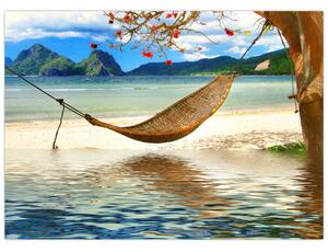 Obraz - Relaks na plaży (70x50 cm)