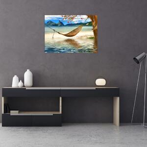 Obraz - Relaks na plaży (70x50 cm)