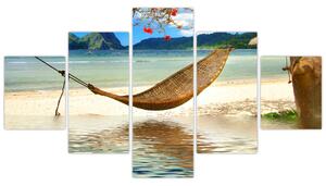 Obraz - Relaks na plaży (125x70 cm)
