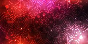 Obraz Mandala z galaktycznym tłem