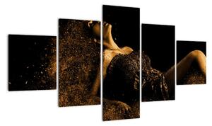 Obraz - Kobieta ze złota (125x70 cm)