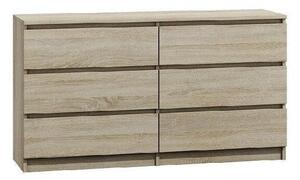 Komoda TOP E SHOP Malwa M6 140 cm DÄ b Sonoma