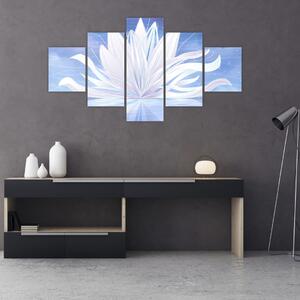 Obraz - Kwiat lotosu (125x70 cm)