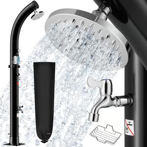Prysznic solarny BOW, 20l, czarny Monzana