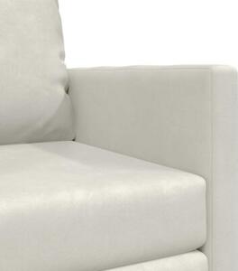 Sofa rozkÅadana z poduszkÄ kremowy 74 x 77 x 81 cm aksamit