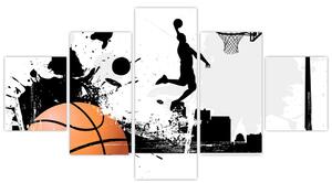 Obraz - Koszykarz (125x70 cm)