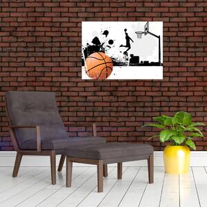 Obraz - Koszykarz (70x50 cm)