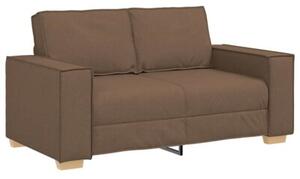 Sofa 3 szt. brÄ zowy tkanina lniana